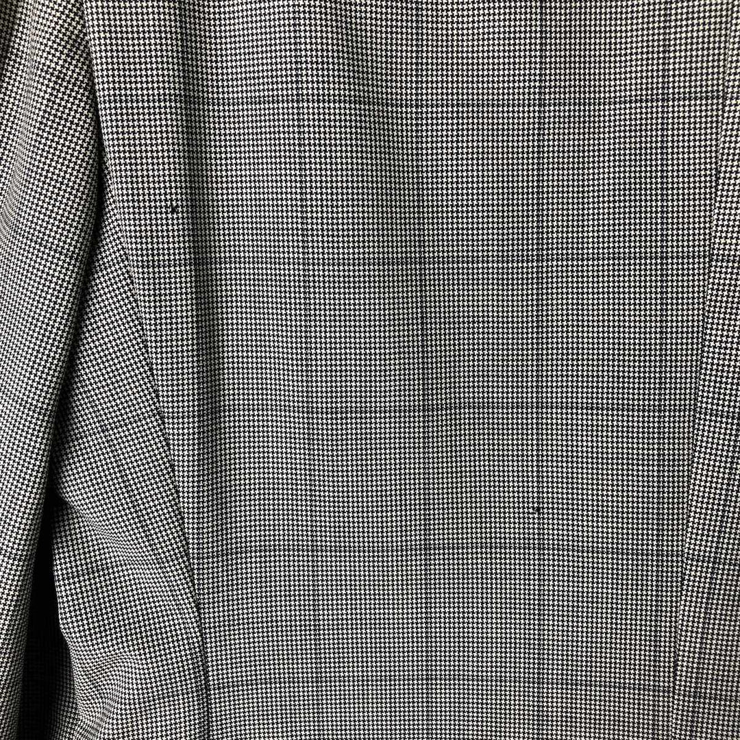 1990'S Ralph Lauren POLO by Ralph Lauren Check Pattern Wool Tailored Jacket, Made in USA, Men's Size M (approx.), Vintage unclear black type Vintage Second Hand