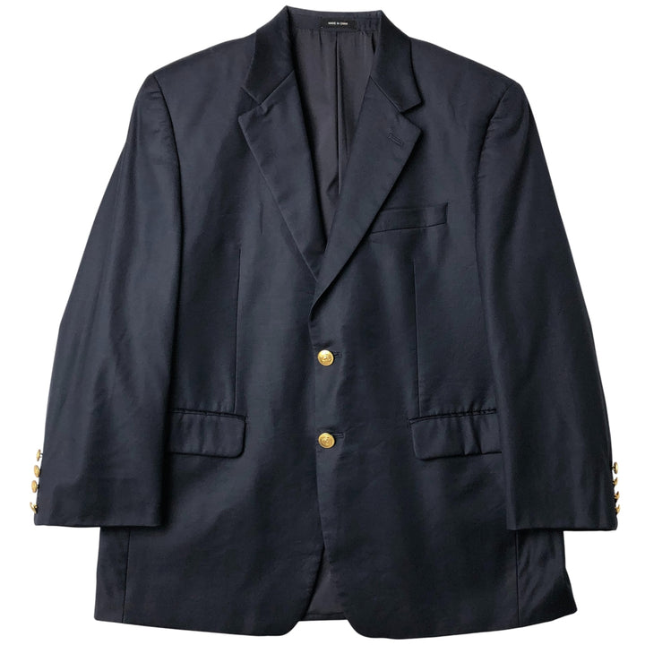 Ralph Lauren LAUREN Navy blazer, tailored jacket, men's size M wool navy blue type Vintage Second Hand