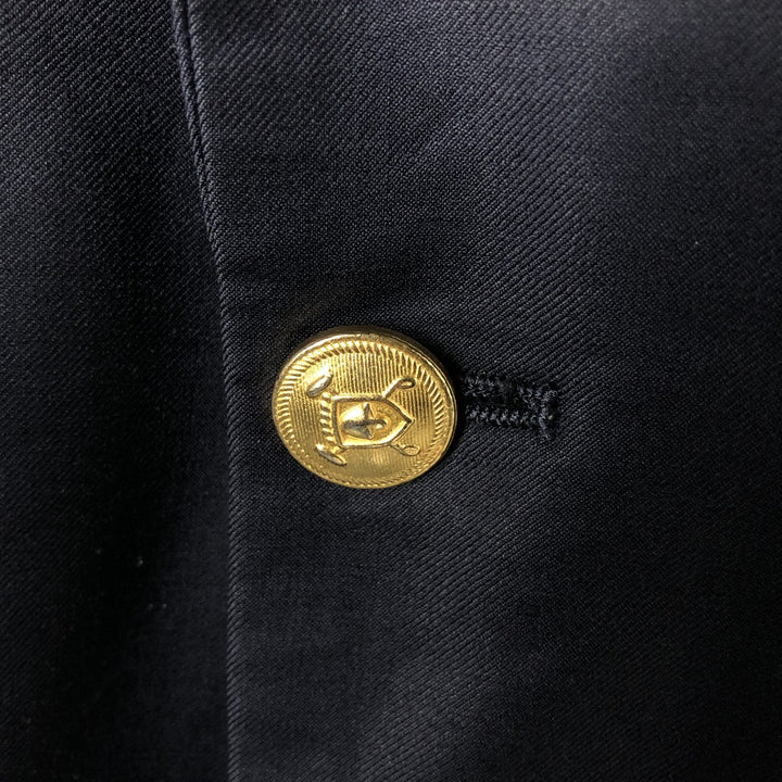 Ralph Lauren LAUREN Navy blazer, tailored jacket, men's size M wool navy blue type Vintage Second Hand