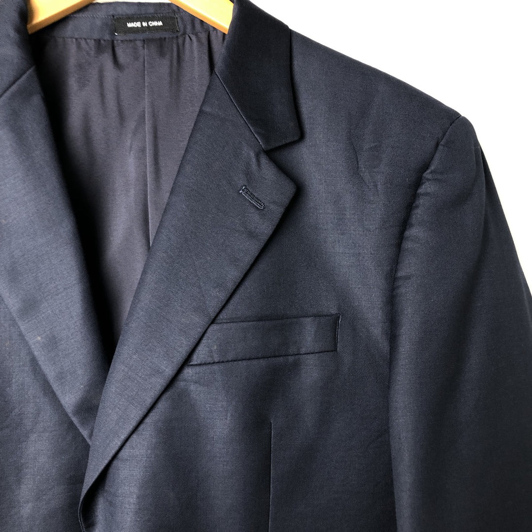Ralph Lauren LAUREN Navy blazer, tailored jacket, men's size M wool navy blue type Vintage Second Hand