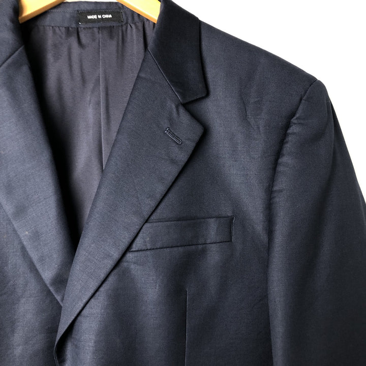 Ralph Lauren LAUREN Navy blazer, tailored jacket, men's size M wool navy blue type Vintage Second Hand