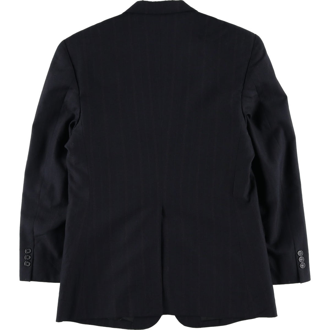 Smittylee's Stripe Pattern Tailored Jacket, Men's Size Medium unclear black type Vintage Second Hand