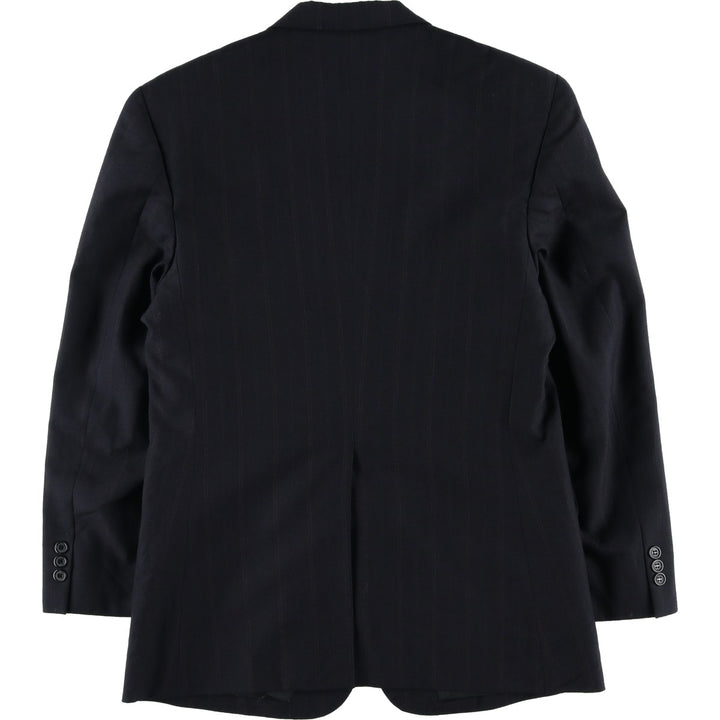 Smittylee's Stripe Pattern Tailored Jacket, Men's Size Medium unclear black type Vintage Second Hand