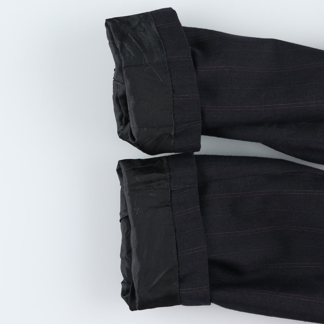 Smittylee's Stripe Pattern Tailored Jacket, Men's Size Medium unclear black type Vintage Second Hand