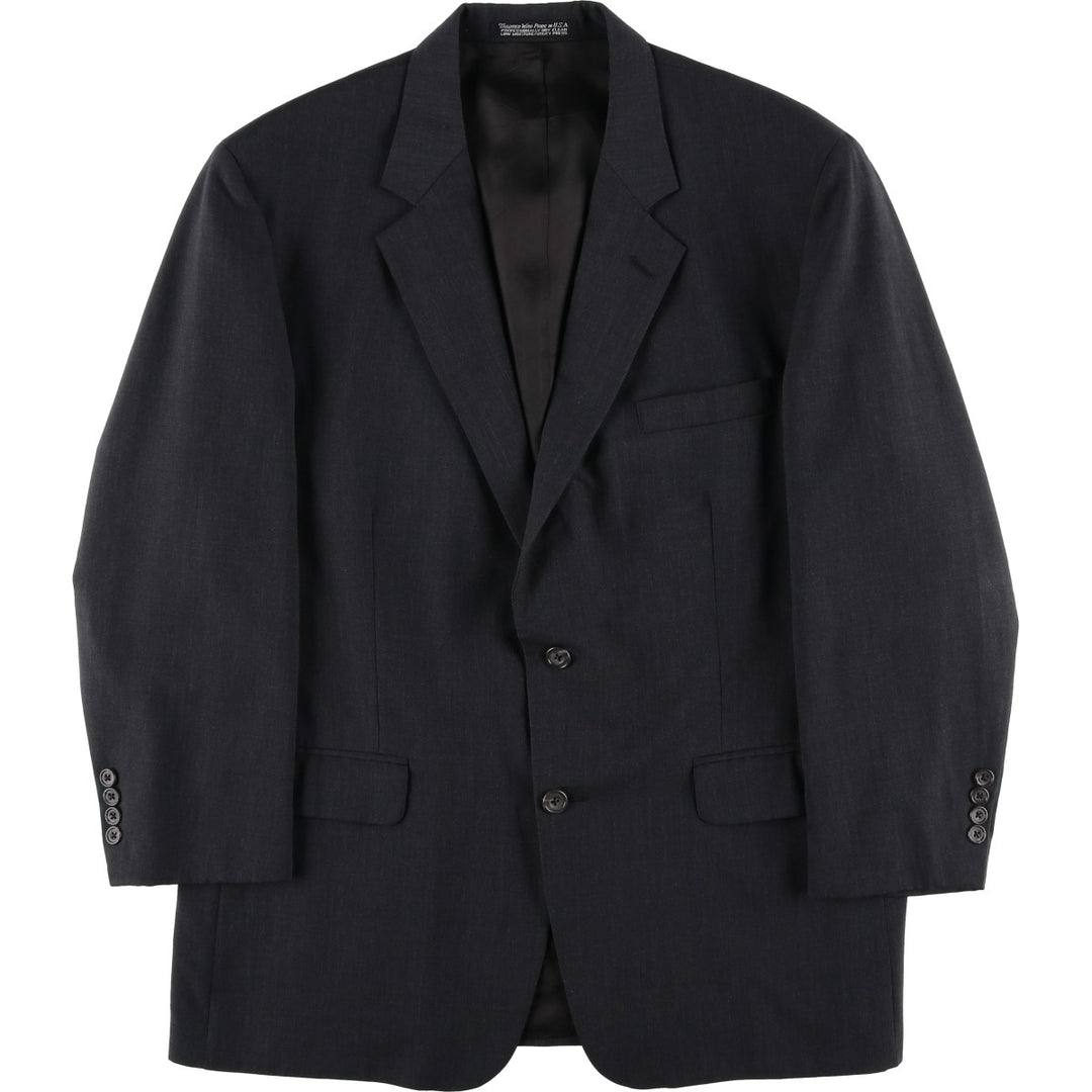 The Clothes Post Tailored Jacket, Made in USA, Men's Size L unclear black type Vintage Second Hand