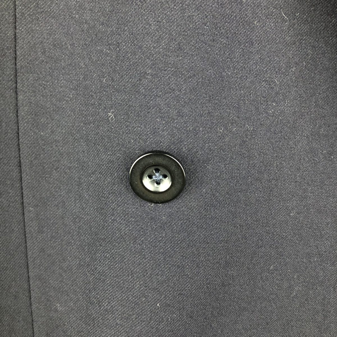 NINO CERRUTI double-breasted peak lapel wool tailored jacket, made in Italy, men's size M wool black type Vintage Second Hand