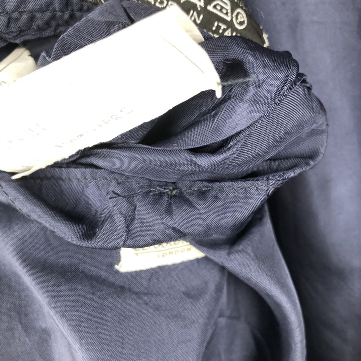 NINO CERRUTI double-breasted peak lapel wool tailored jacket, made in Italy, men's size M wool black type Vintage Second Hand