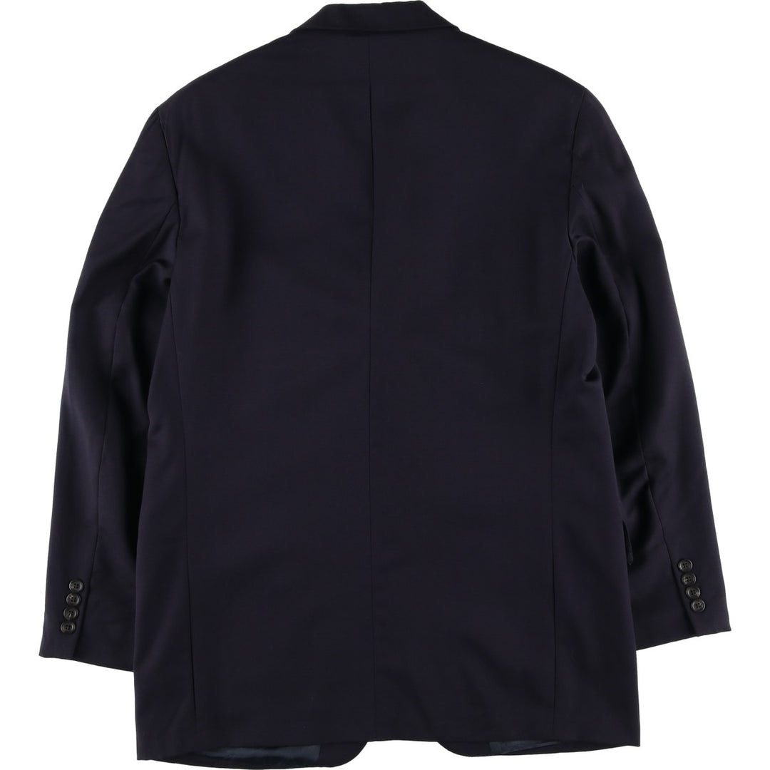 Ralph Lauren wool tailored jacket, made in Canada, men's size L equivalent. wool navy blue type Vintage Second Hand