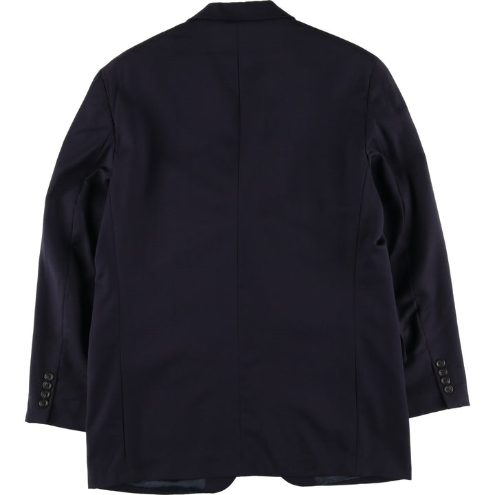 Ralph Lauren wool tailored jacket, made in Canada, men's size L equivalent. wool navy blue type Vintage Second Hand