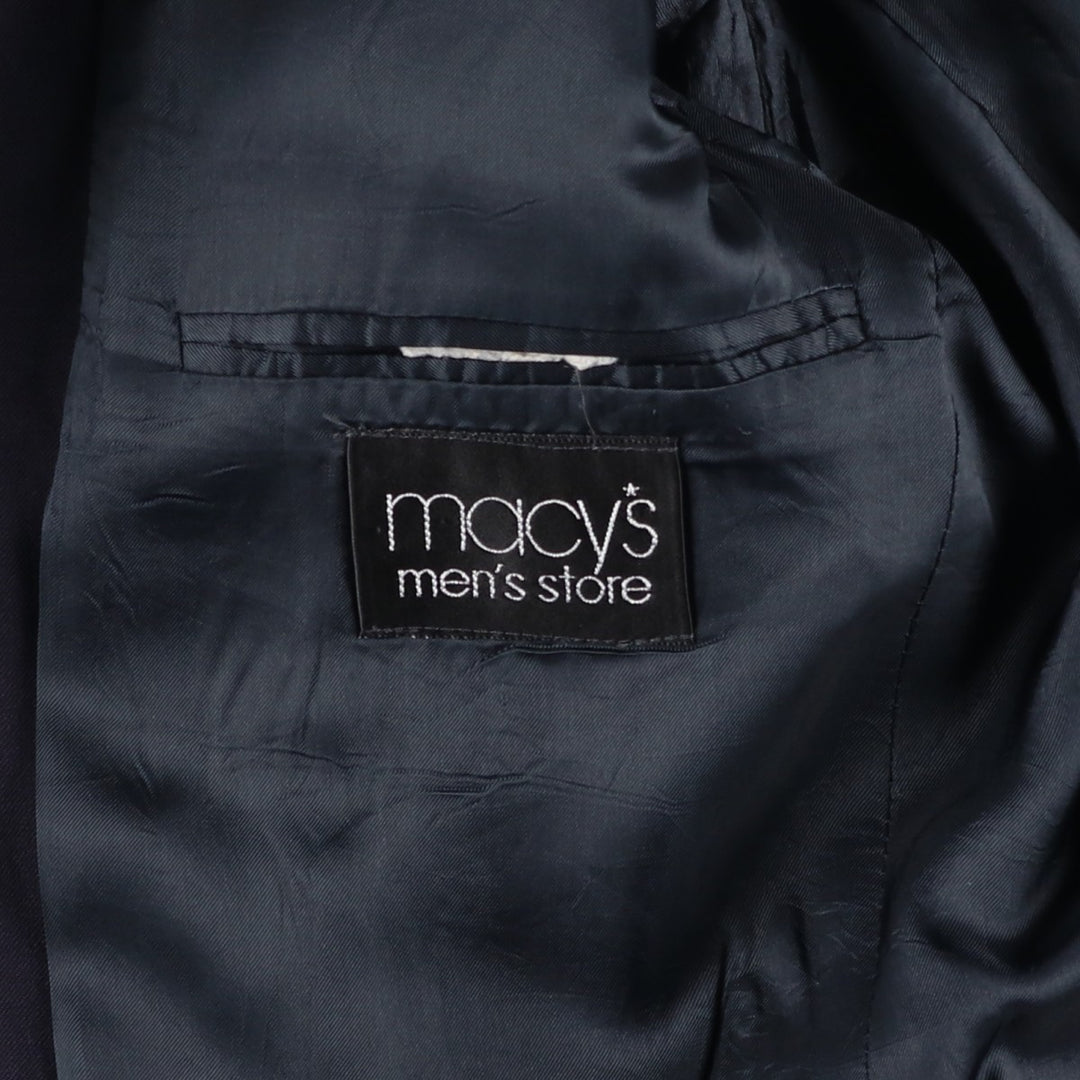 Ralph Lauren wool tailored jacket, made in Canada, men's size L equivalent. wool navy blue type Vintage Second Hand