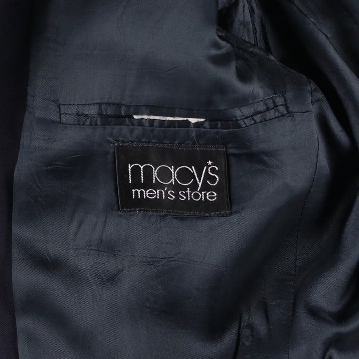 Ralph Lauren wool tailored jacket, made in Canada, men's size L equivalent. wool navy blue type Vintage Second Hand