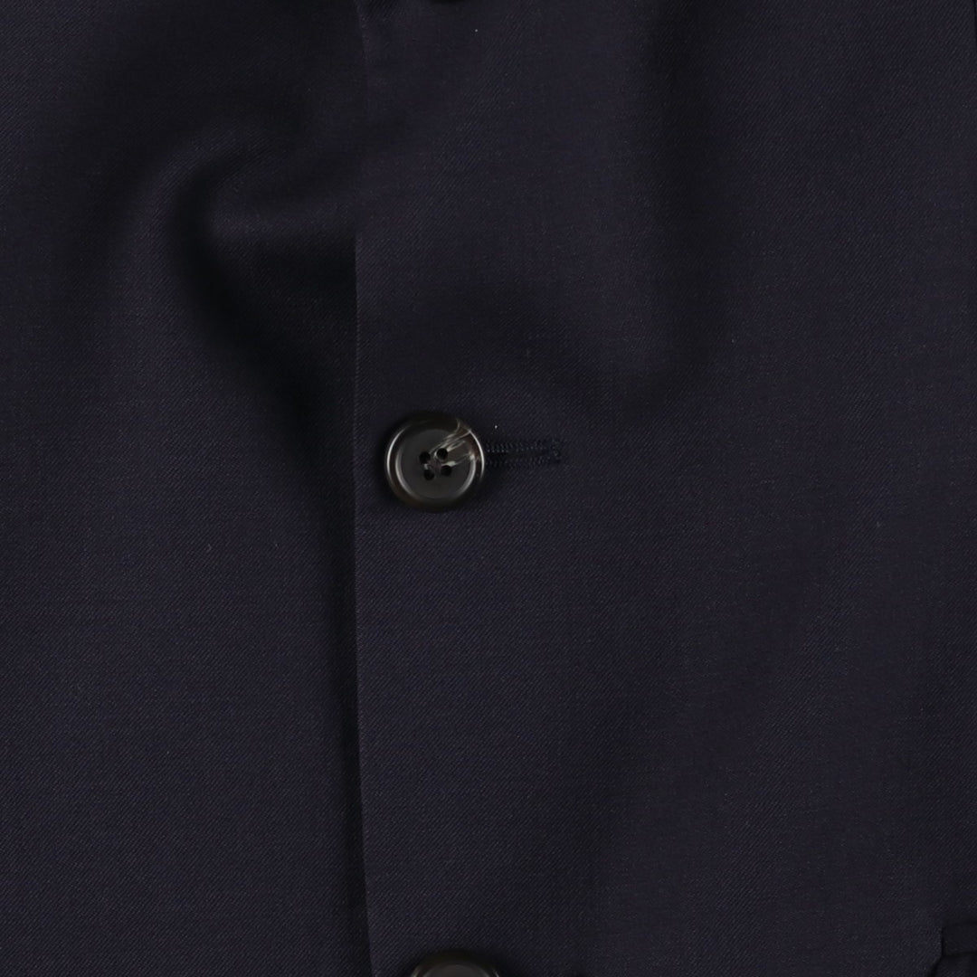 Ralph Lauren wool tailored jacket, made in Canada, men's size L equivalent. wool navy blue type Vintage Second Hand