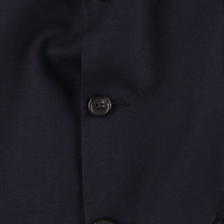 Ralph Lauren wool tailored jacket, made in Canada, men's size L equivalent. wool navy blue type Vintage Second Hand