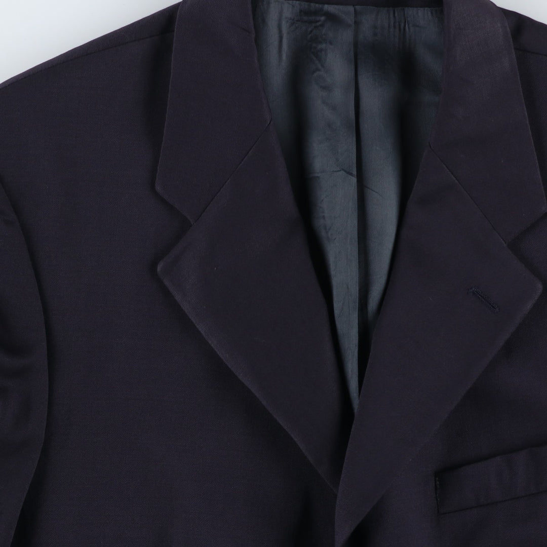 Ralph Lauren wool tailored jacket, made in Canada, men's size L equivalent. wool navy blue type Vintage Second Hand