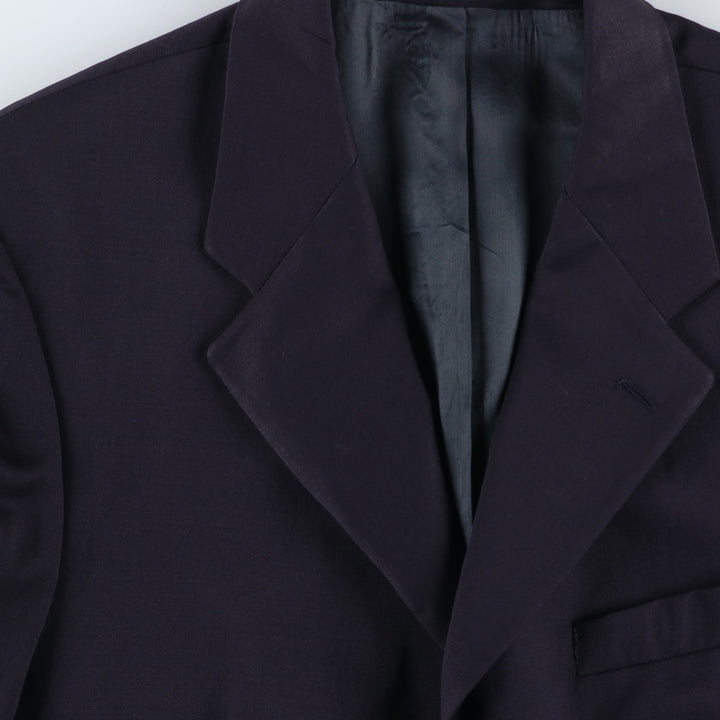 Ralph Lauren wool tailored jacket, made in Canada, men's size L equivalent. wool navy blue type Vintage Second Hand