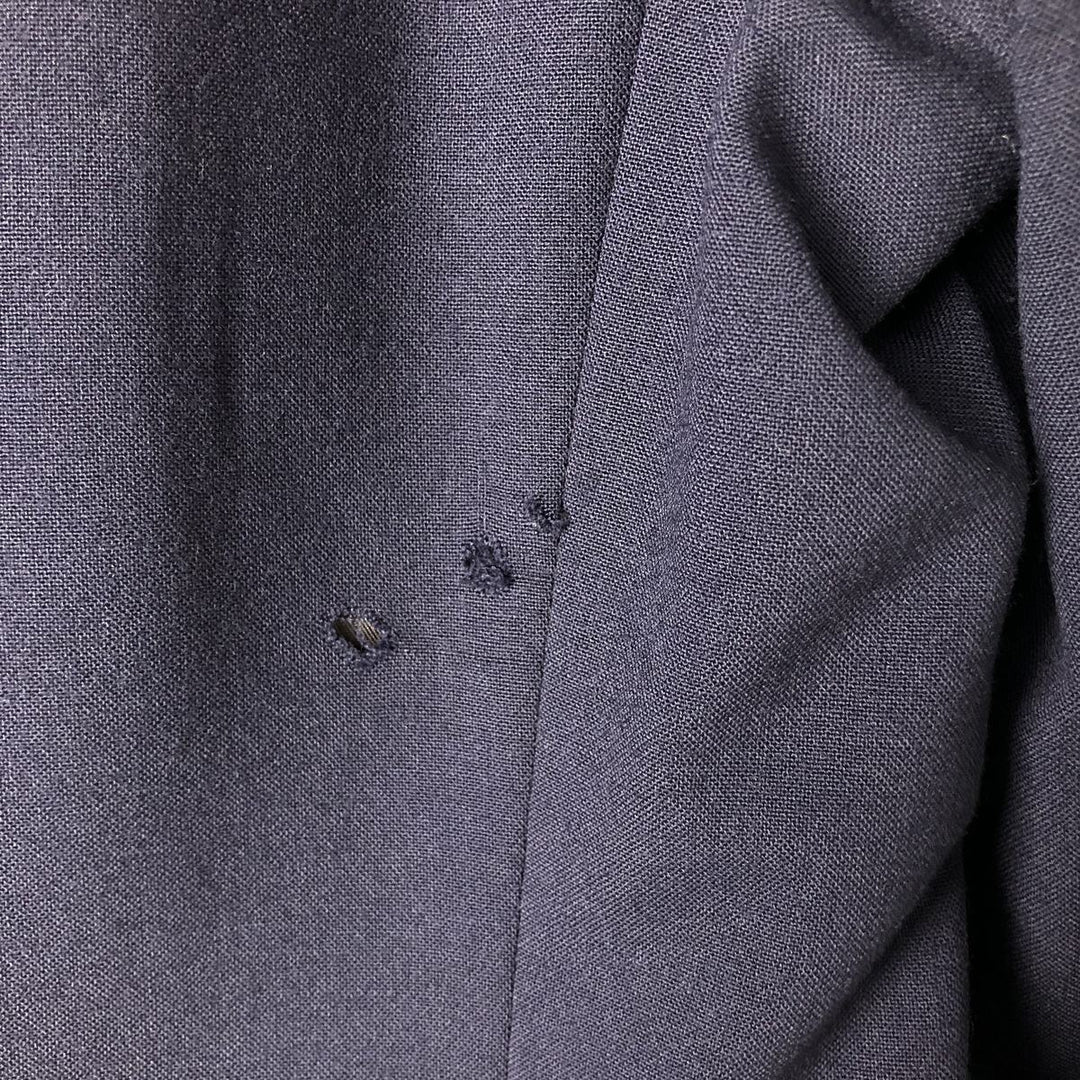 1990'S Ralph Lauren POLO UNIVERSITY CLUB Navy Blazer Tailored Jacket, Made in USA, Men's Size M (Equivalent), Vintage wool navy blue type Vintage Second Hand