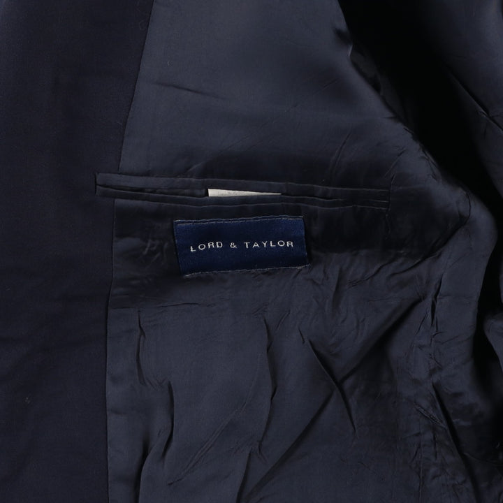 Ralph Lauren LAUREN Navy Blazer Tailored Jacket, Made in Canada, Men's Size M (approx.) wool navy blue type Vintage Second Hand