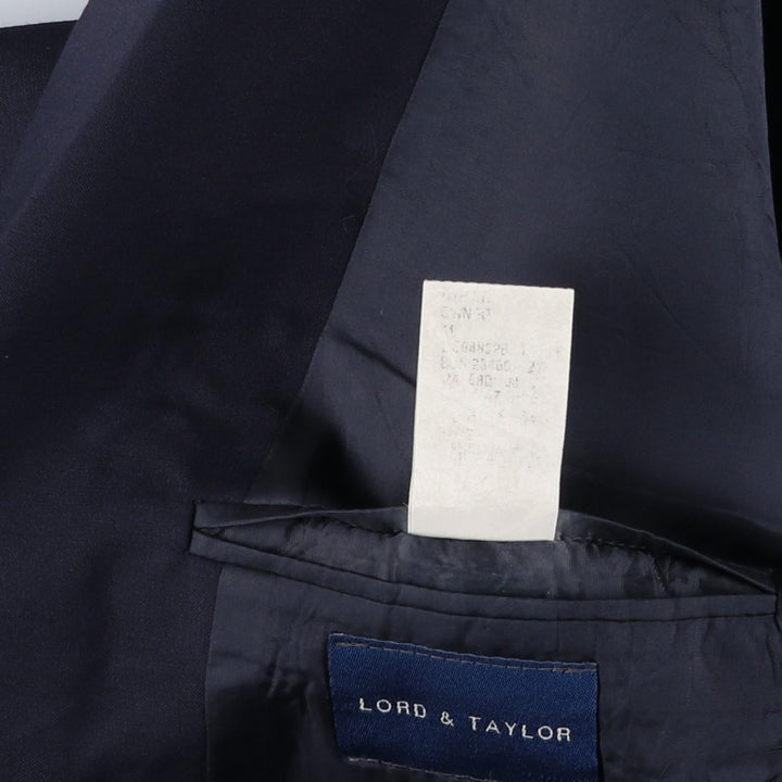 Ralph Lauren LAUREN Navy Blazer Tailored Jacket, Made in Canada, Men's Size M (approx.) wool navy blue type Vintage Second Hand
