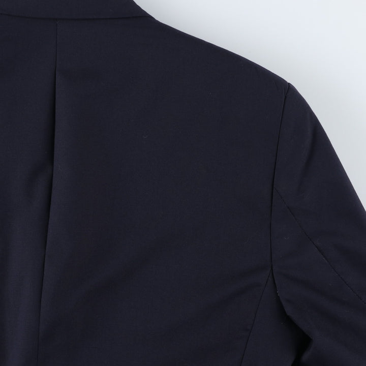 Ralph Lauren LAUREN Navy Blazer Tailored Jacket, Made in Canada, Men's Size M (approx.) wool navy blue type Vintage Second Hand