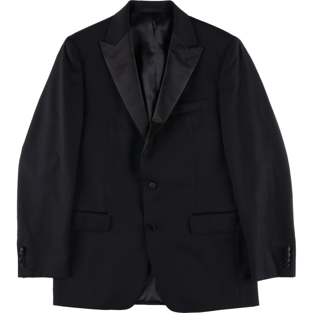 Ralph Lauren LAUREN Peak Lapel Wool Tailored Jacket, Men's Size M (approx.) wool black type Vintage Second Hand