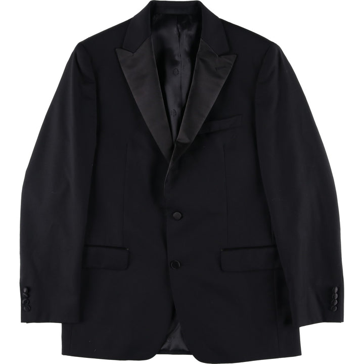 Ralph Lauren LAUREN Peak Lapel Wool Tailored Jacket, Men's Size M (approx.) wool black type Vintage Second Hand