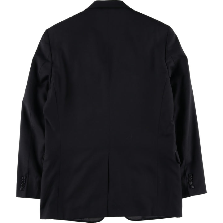 Ralph Lauren LAUREN Peak Lapel Wool Tailored Jacket, Men's Size M (approx.) wool black type Vintage Second Hand