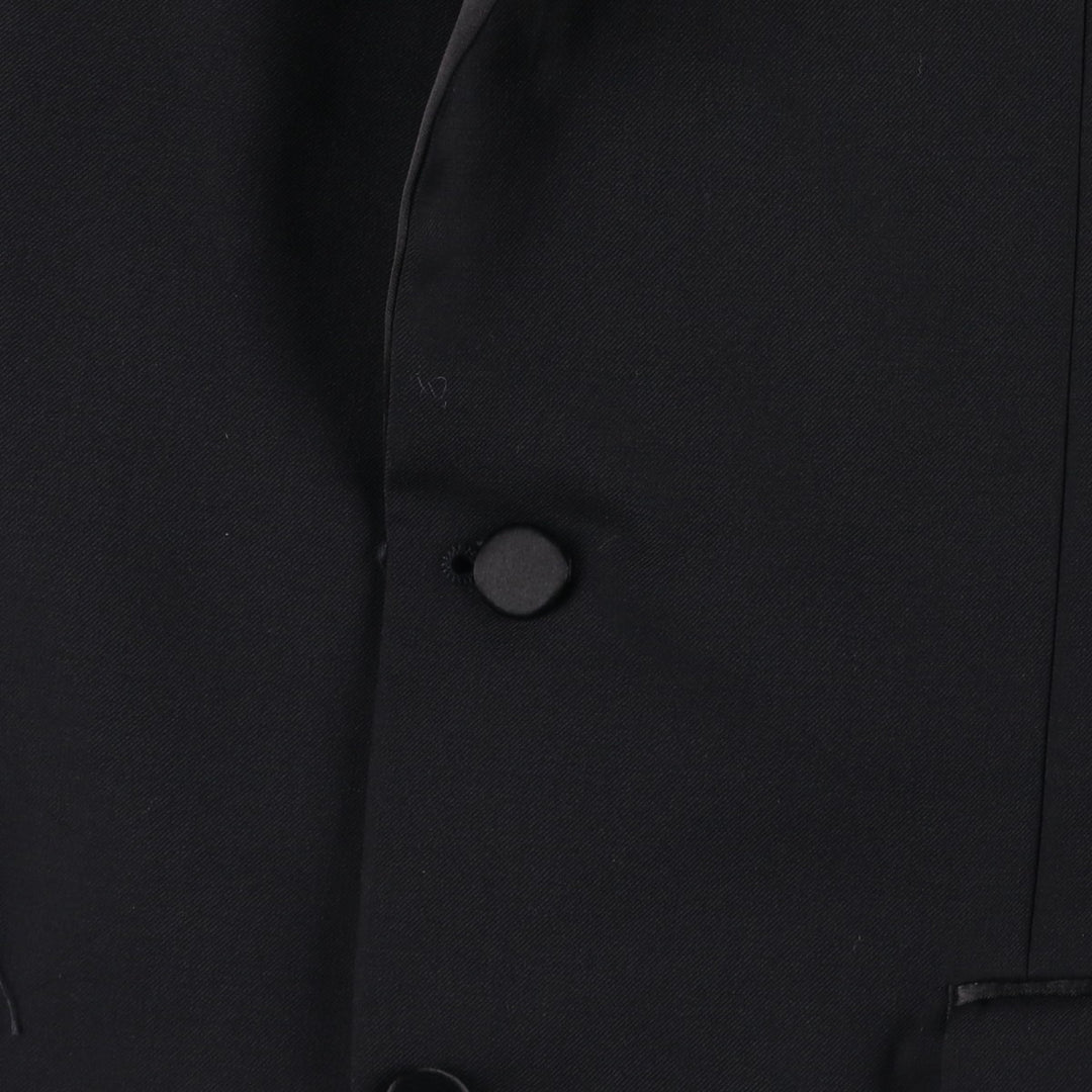 Ralph Lauren LAUREN Peak Lapel Wool Tailored Jacket, Men's Size M (approx.) wool black type Vintage Second Hand