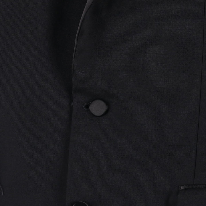 Ralph Lauren LAUREN Peak Lapel Wool Tailored Jacket, Men's Size M (approx.) wool black type Vintage Second Hand