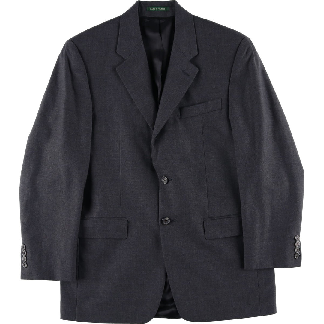 Ralph Lauren Lauren wool tailored jacket, made in Canada, size M. wool gray type Vintage Second Hand