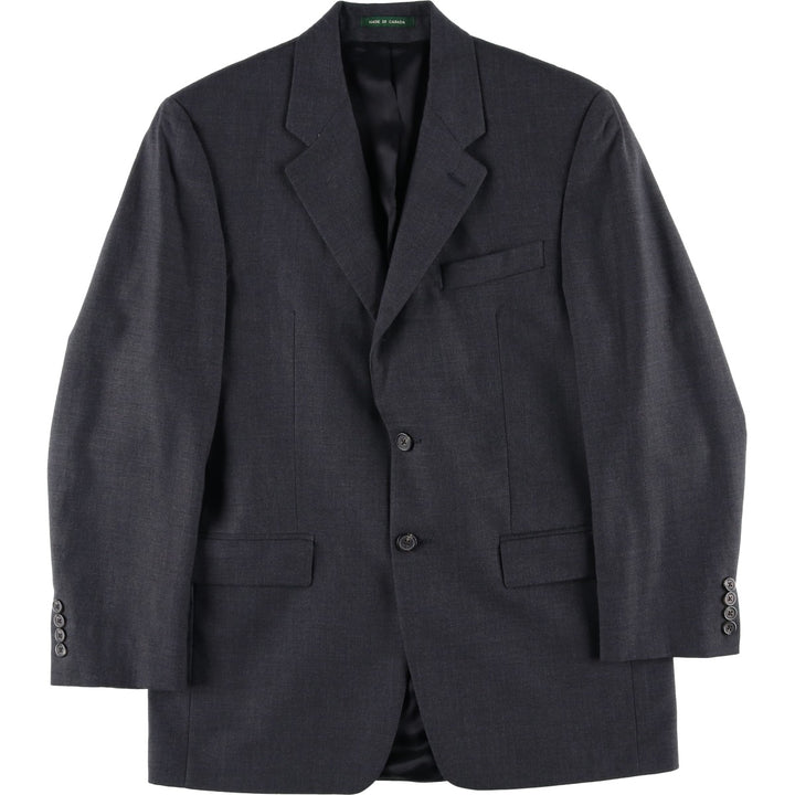 Ralph Lauren Lauren wool tailored jacket, made in Canada, size M. wool gray type Vintage Second Hand