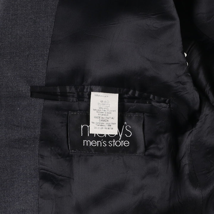 Ralph Lauren Lauren wool tailored jacket, made in Canada, size M. wool gray type Vintage Second Hand