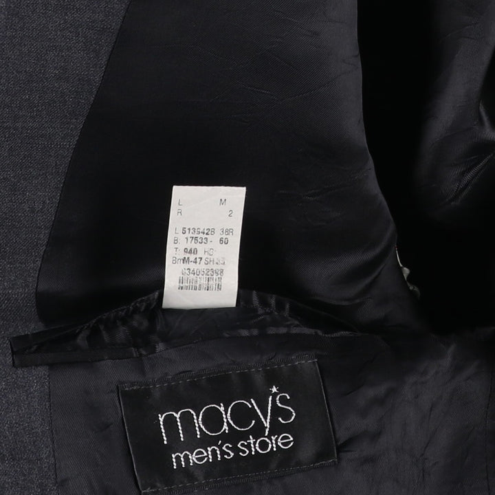 Ralph Lauren Lauren wool tailored jacket, made in Canada, size M. wool gray type Vintage Second Hand