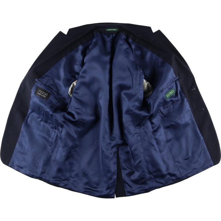 Ralph Lauren Lauren wool tailored jacket, made in Canada, size M. wool navy blue type Vintage Second Hand