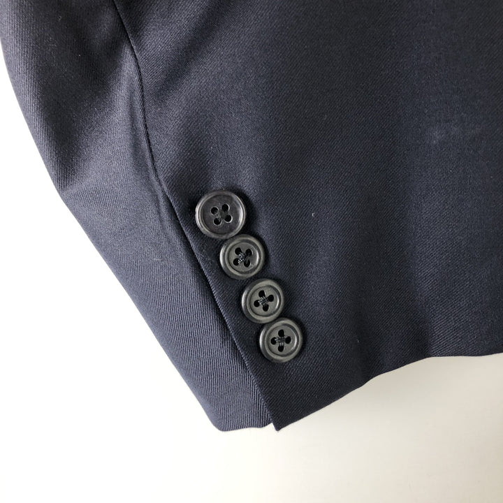 Ralph Lauren POLO by Ralph Lauren wool tailored jacket, made in Italy, men's size M equivalent. wool navy blue type Vintage Second Hand