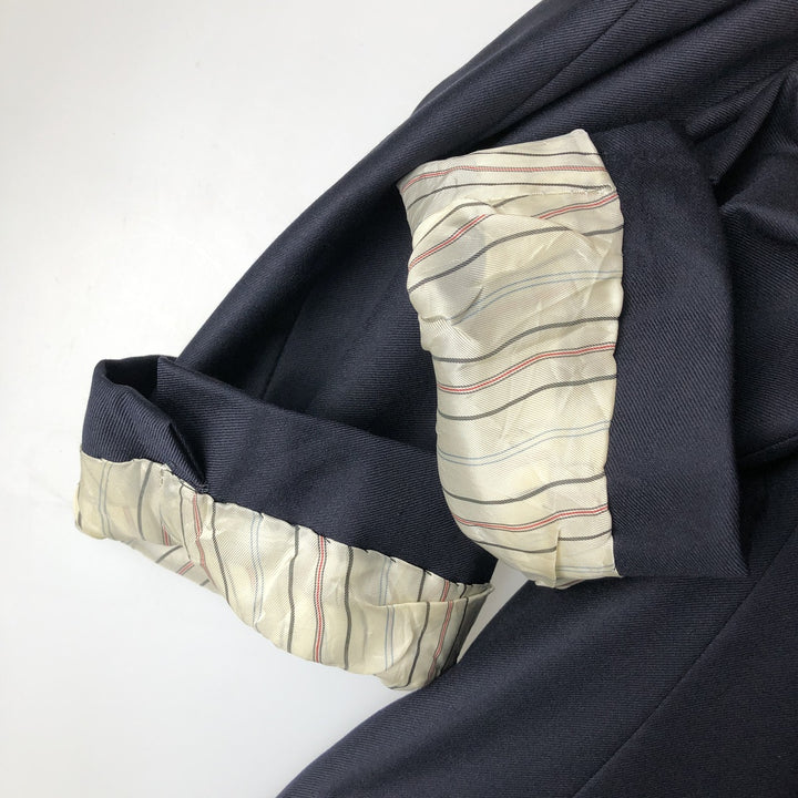 Ralph Lauren POLO by Ralph Lauren wool tailored jacket, made in Italy, men's size M equivalent. wool navy blue type Vintage Second Hand