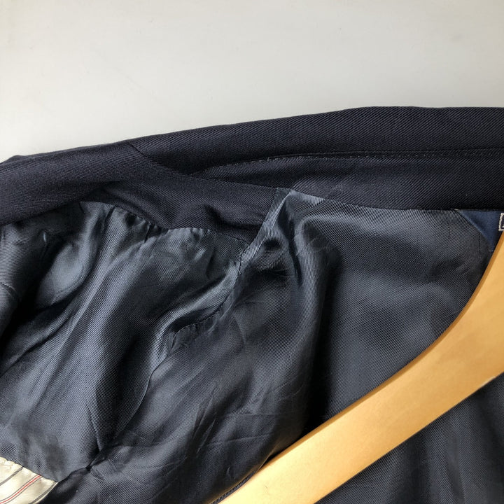 Ralph Lauren POLO by Ralph Lauren wool tailored jacket, made in Italy, men's size M equivalent. wool navy blue type Vintage Second Hand