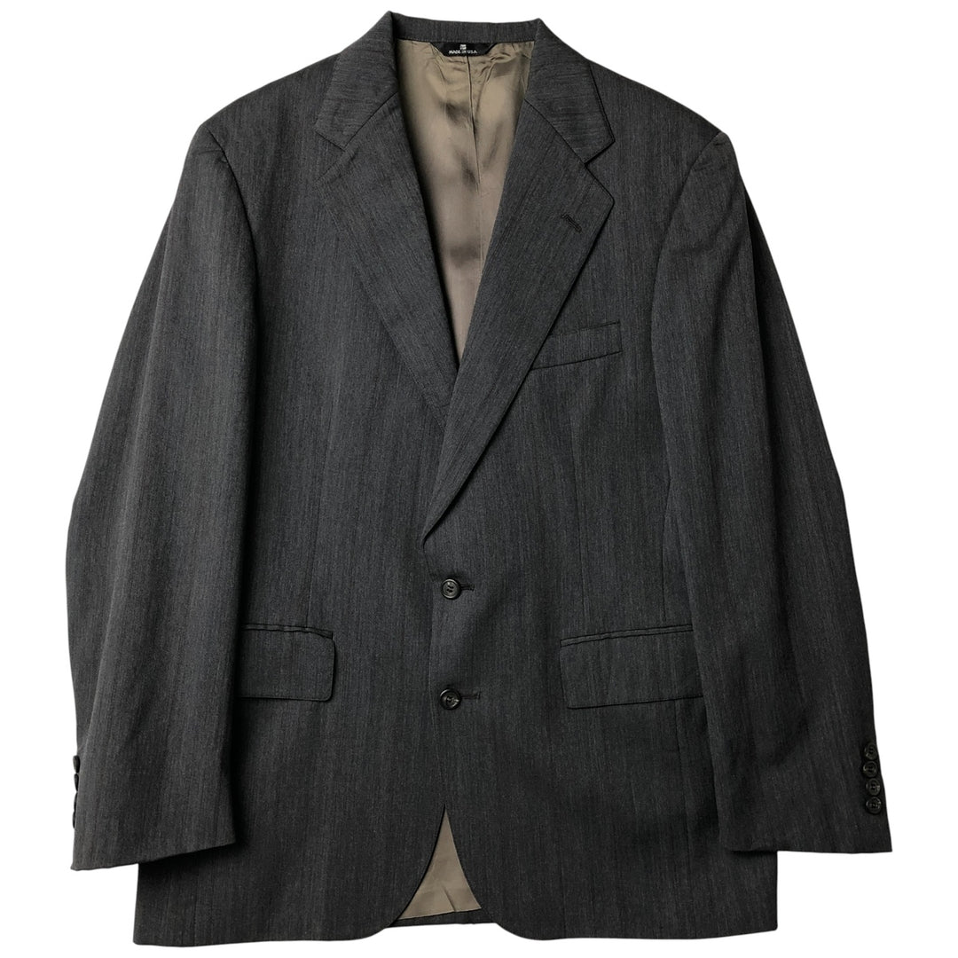Ralph Lauren Polo University Club wool tailored jacket, made in the USA, size M. wool gray type Vintage Second Hand
