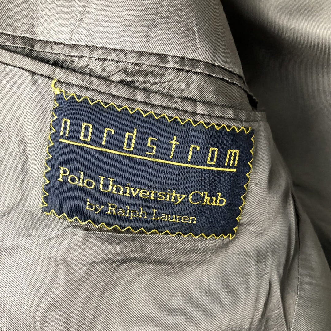 Ralph Lauren Polo University Club wool tailored jacket, made in the USA, size M. wool gray type Vintage Second Hand