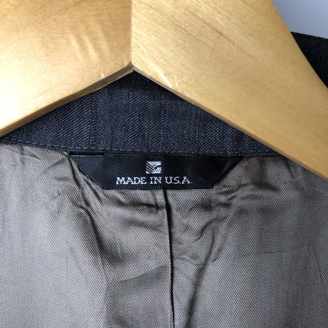 Ralph Lauren Polo University Club wool tailored jacket, made in the USA, size M. wool gray type Vintage Second Hand