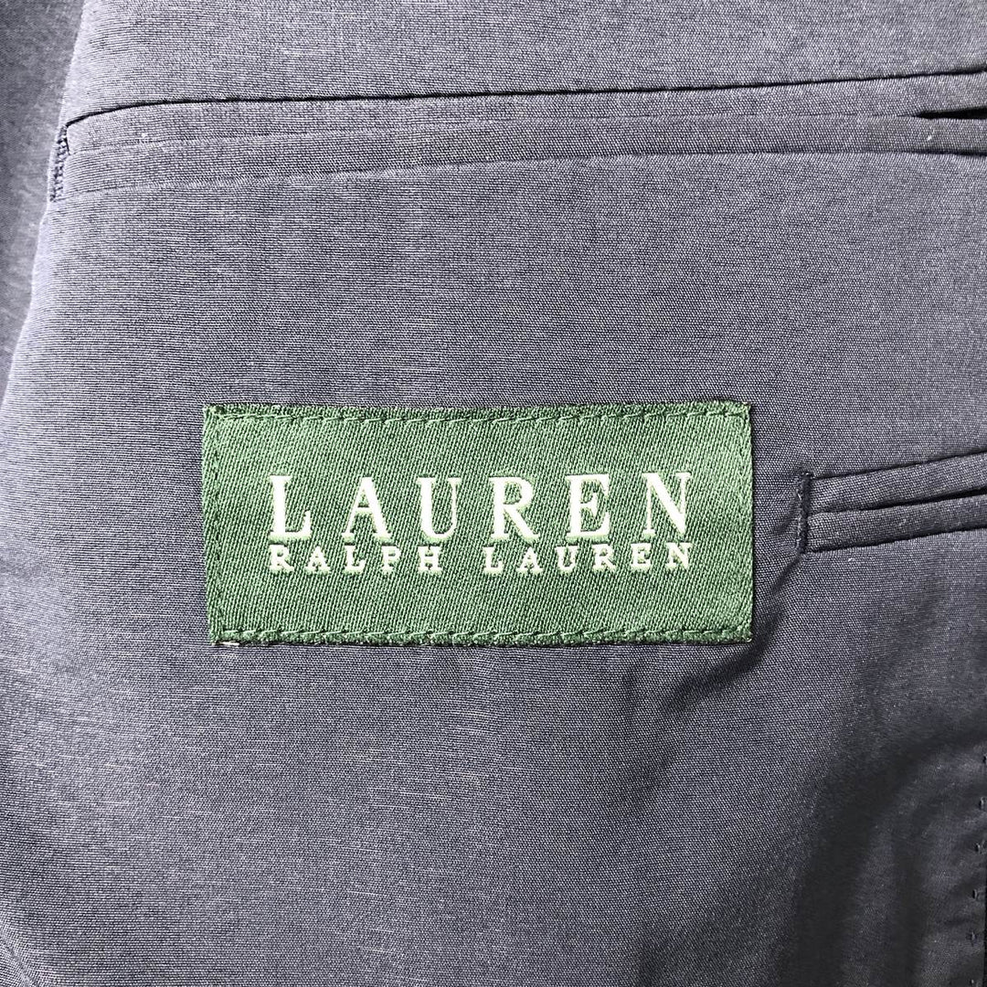 Ralph Lauren wool tailored jacket, men's size L (approx.) unclear navy blue type Vintage Second Hand