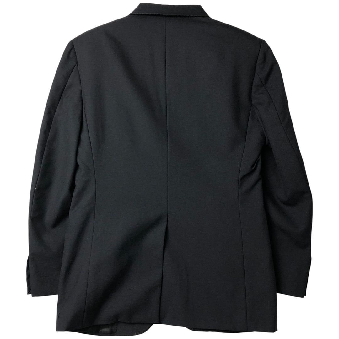 1990'S Ralph Lauren POLO by Ralph Lauren Peak Lapel Wool Tailored Jacket, Made in USA, Men's Size S (approx.) unclear black type Vintage Second Hand