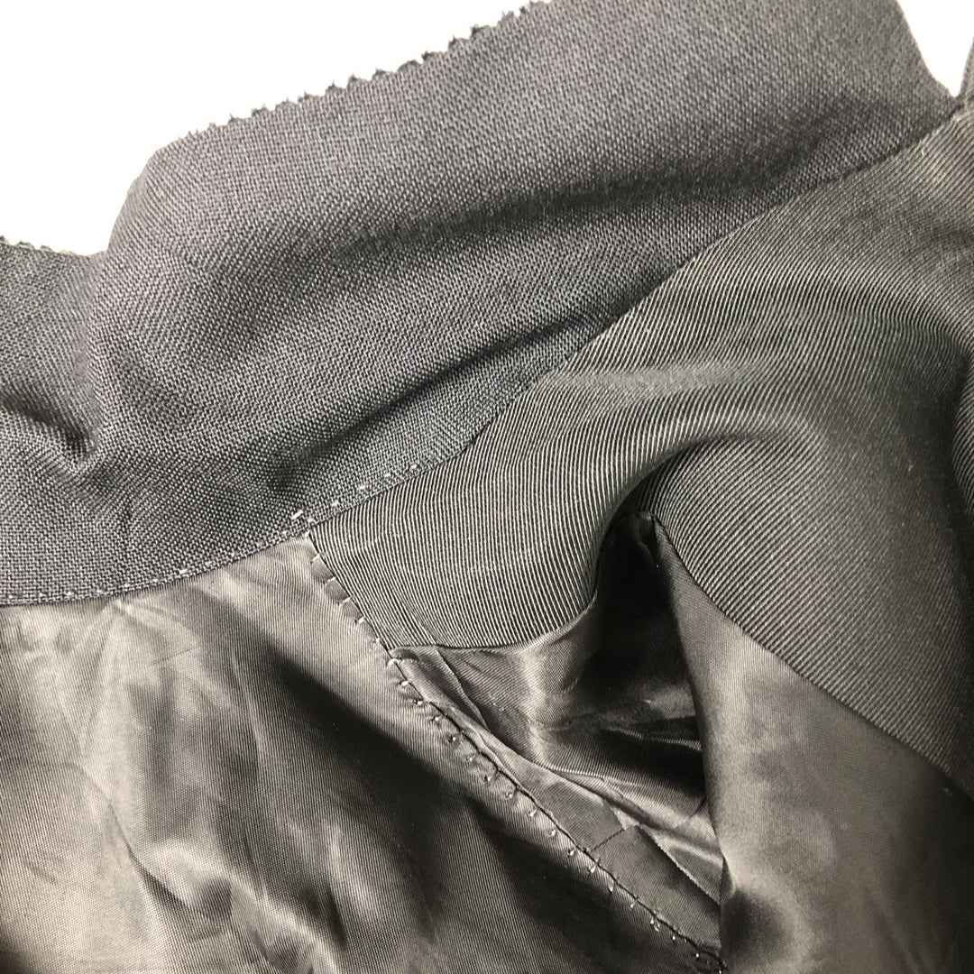 1990'S Ralph Lauren POLO by Ralph Lauren Peak Lapel Wool Tailored Jacket, Made in USA, Men's Size S (approx.) unclear black type Vintage Second Hand