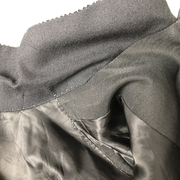 1990'S Ralph Lauren POLO by Ralph Lauren Peak Lapel Wool Tailored Jacket, Made in USA, Men's Size S (approx.) unclear black type Vintage Second Hand