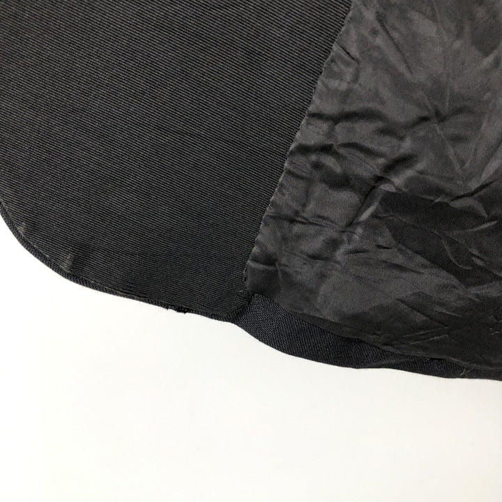 1990'S Ralph Lauren POLO by Ralph Lauren Peak Lapel Wool Tailored Jacket, Made in USA, Men's Size S (approx.) unclear black type Vintage Second Hand