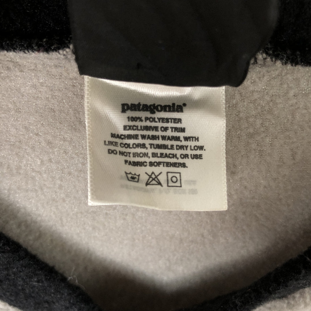 2000'S Patagonia Capilene V-neck fleece top (43425SP00), Made in USA, Men's Medium polyester gray type Vintage Second Hand