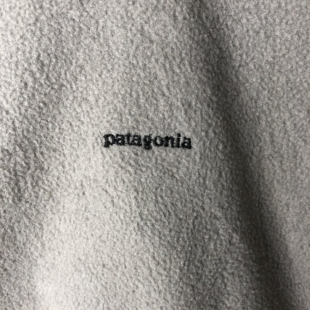 2000'S Patagonia Capilene V-neck fleece top (43425SP00), Made in USA, Men's Medium polyester gray type Vintage Second Hand