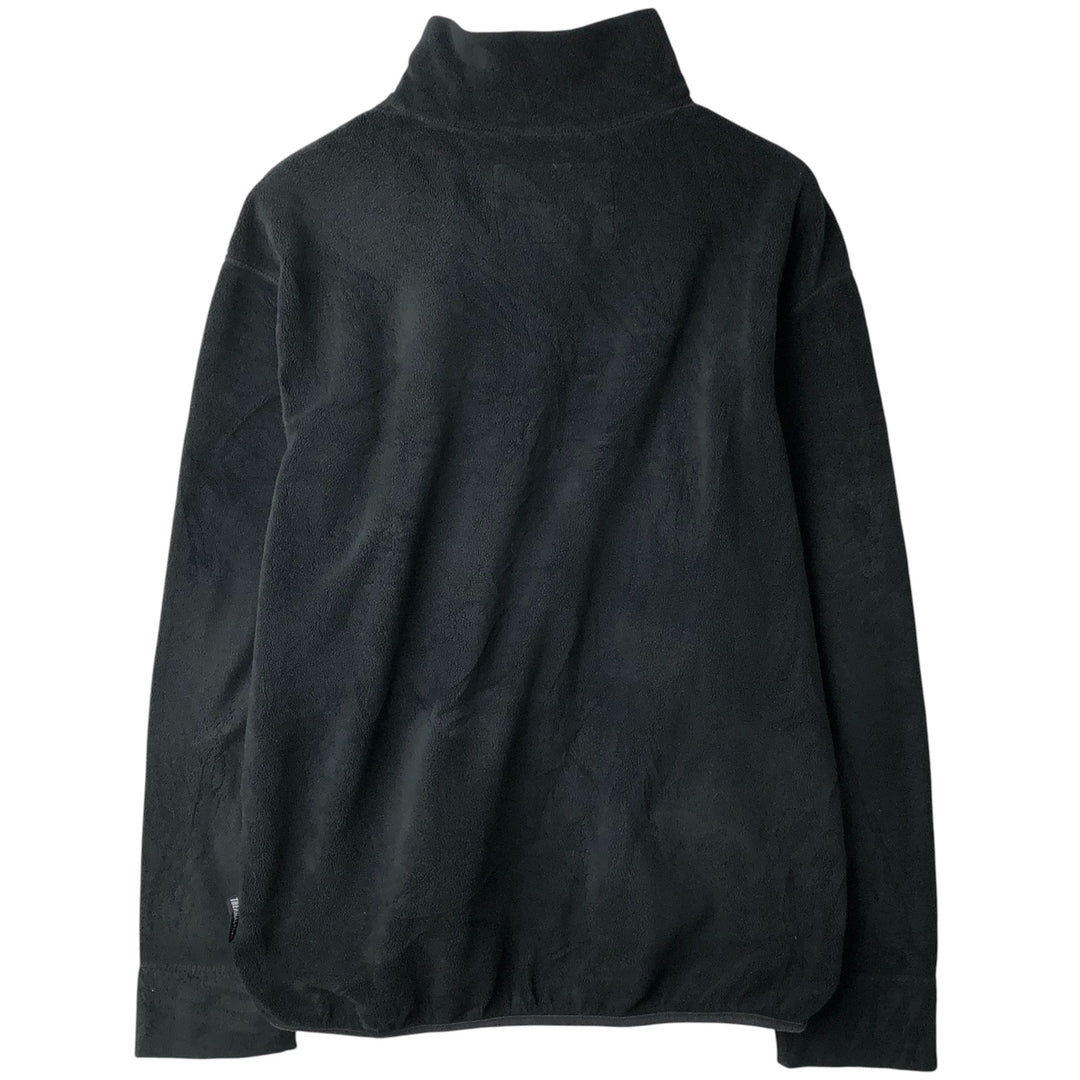 Ralph Lauren POLO SPORT Half-Zip Fleece Pullover, Men's Size Medium polyester black type Vintage Second Hand