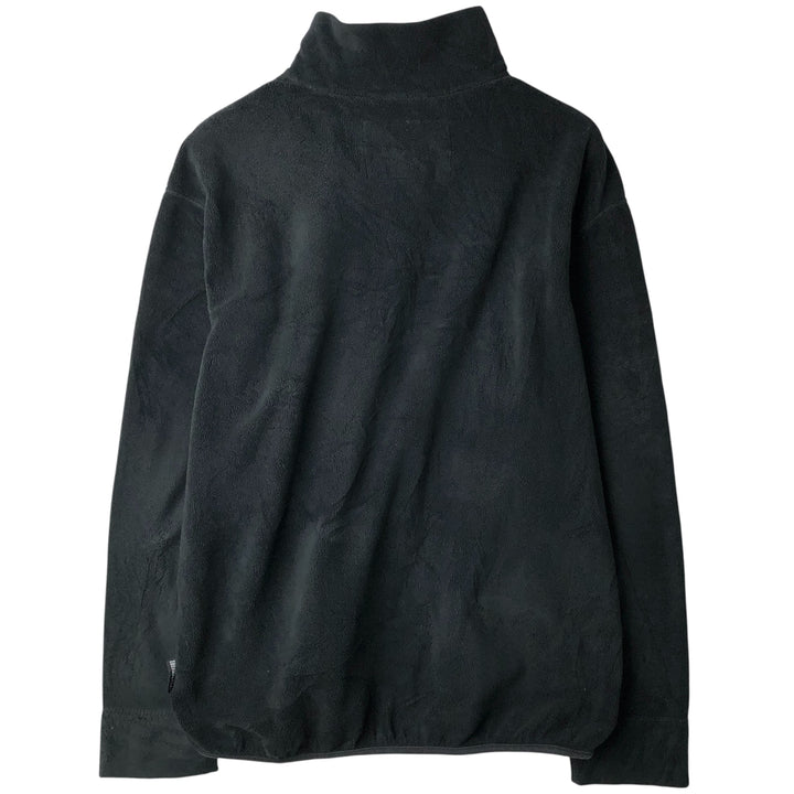 Ralph Lauren POLO SPORT Half-Zip Fleece Pullover, Men's Size Medium polyester black type Vintage Second Hand