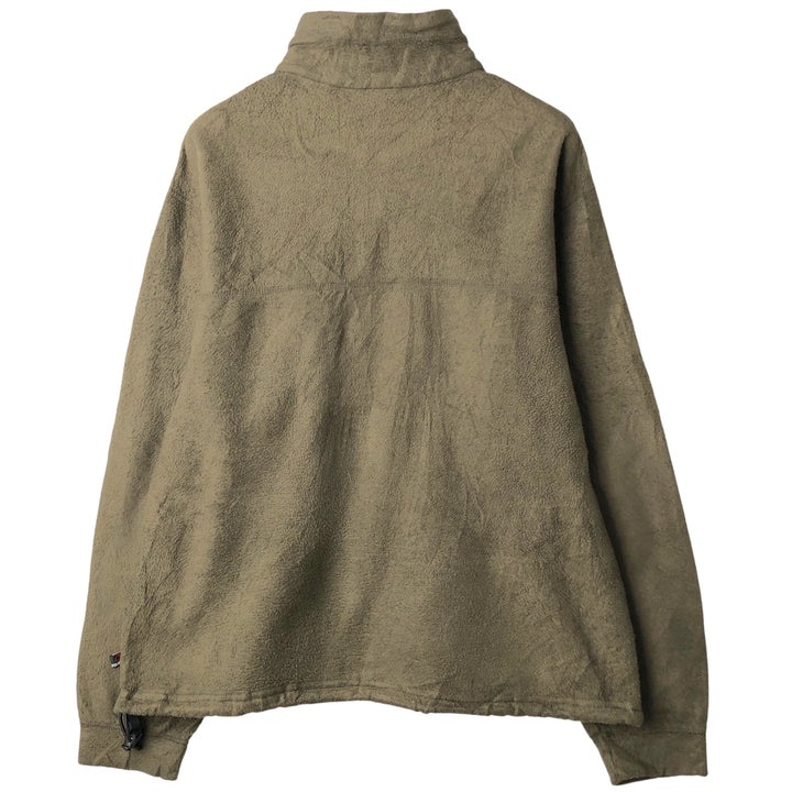 Vintage 90s-00'S Timberland fleece jacket, size M, men's polyester Khaki type Vintage Second Hand