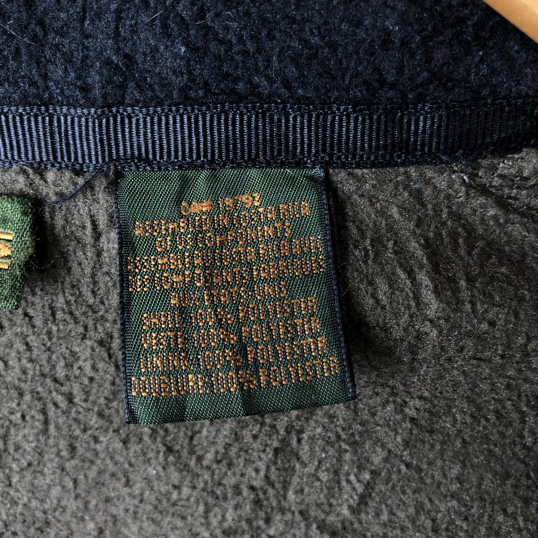 Vintage 90s-00'S Timberland fleece jacket, size M, men's polyester Khaki type Vintage Second Hand